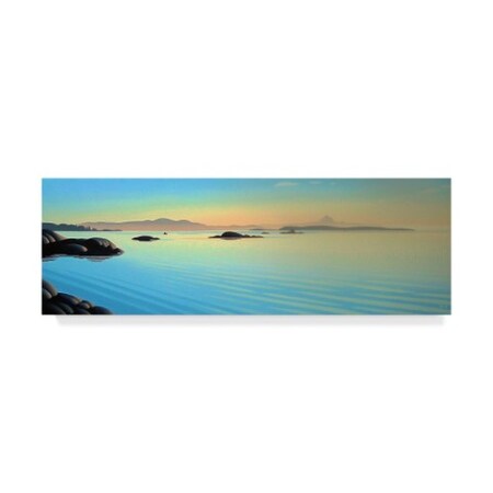 Ron Parker 'Oak Bay View' Canvas Art,16x47